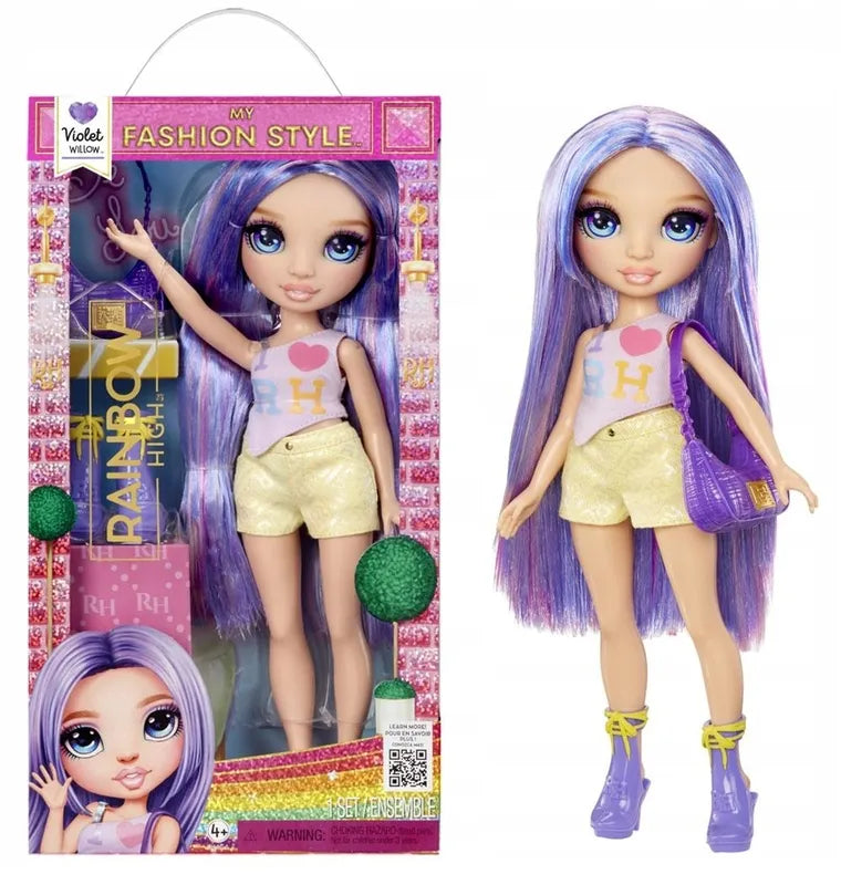 Rainbow High My Fashion Style Doll Violet 11 Inch