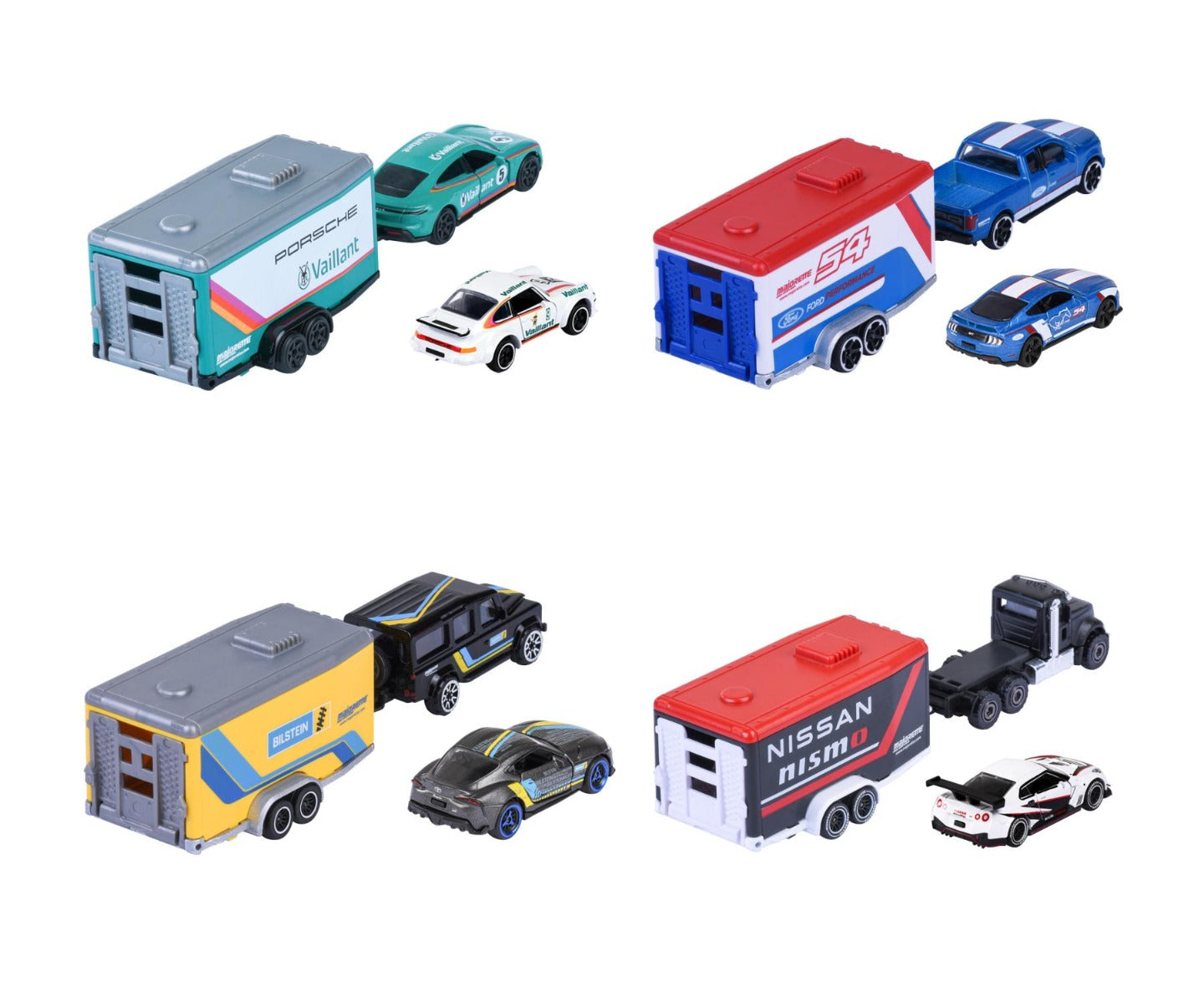 Racing Trailer set of 4