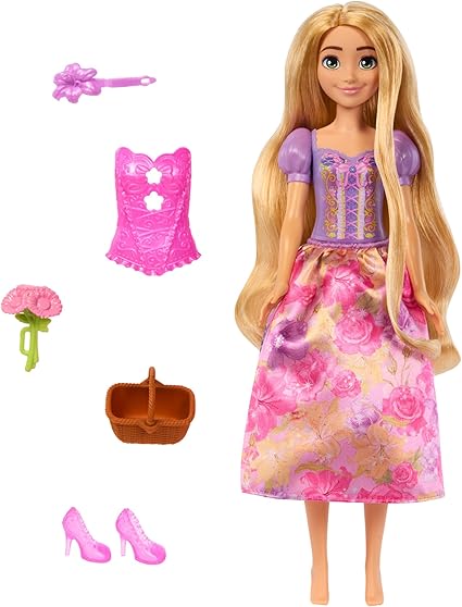 Rapunzel fashion doll toy for kids