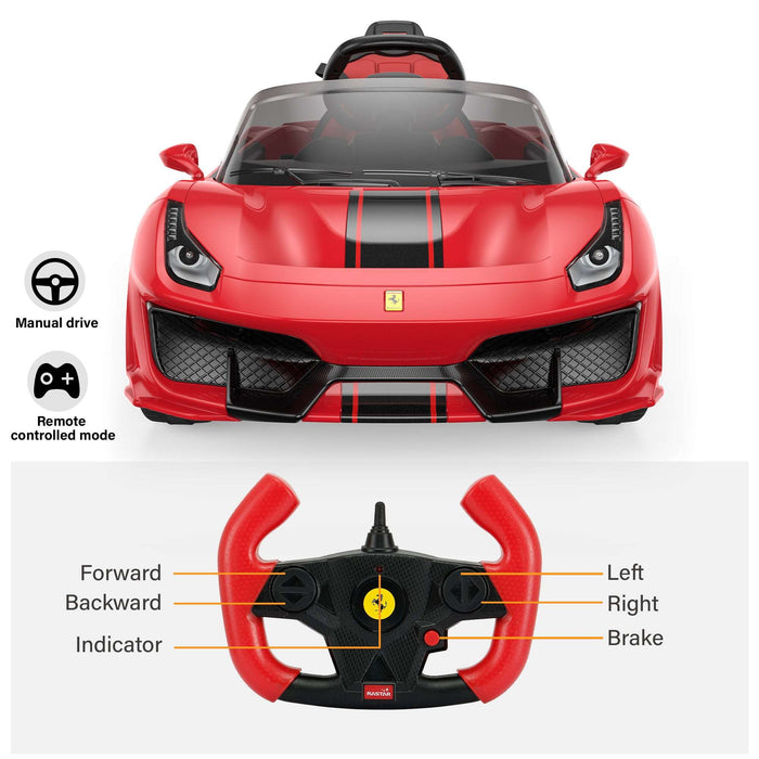 Rastar Ferrari 488 Pista Spider instruction