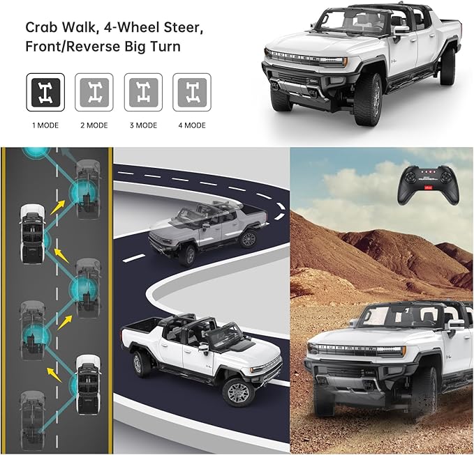 Rastar Gmc Hummer Ev Car instructions
