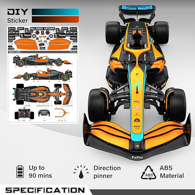 Rastar McLaren F1 MCL36 Car