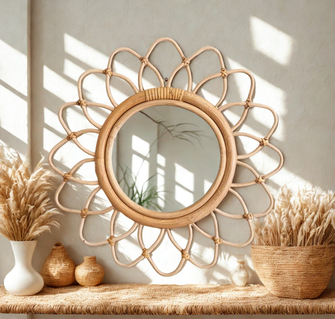 Cuddle Akia Rattan Mirror Cuddle Yallatoys