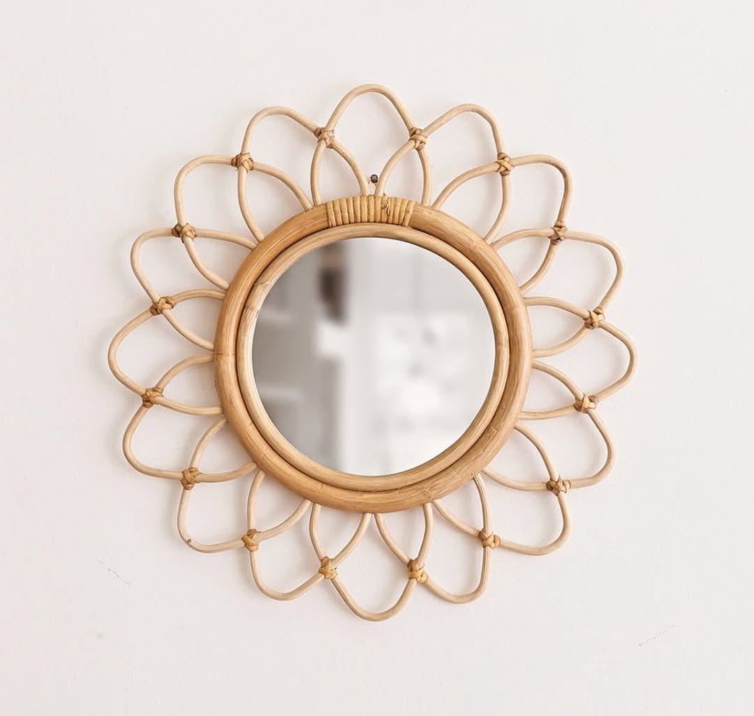 Cuddle Akia Rattan Mirror Cuddle Yallatoys