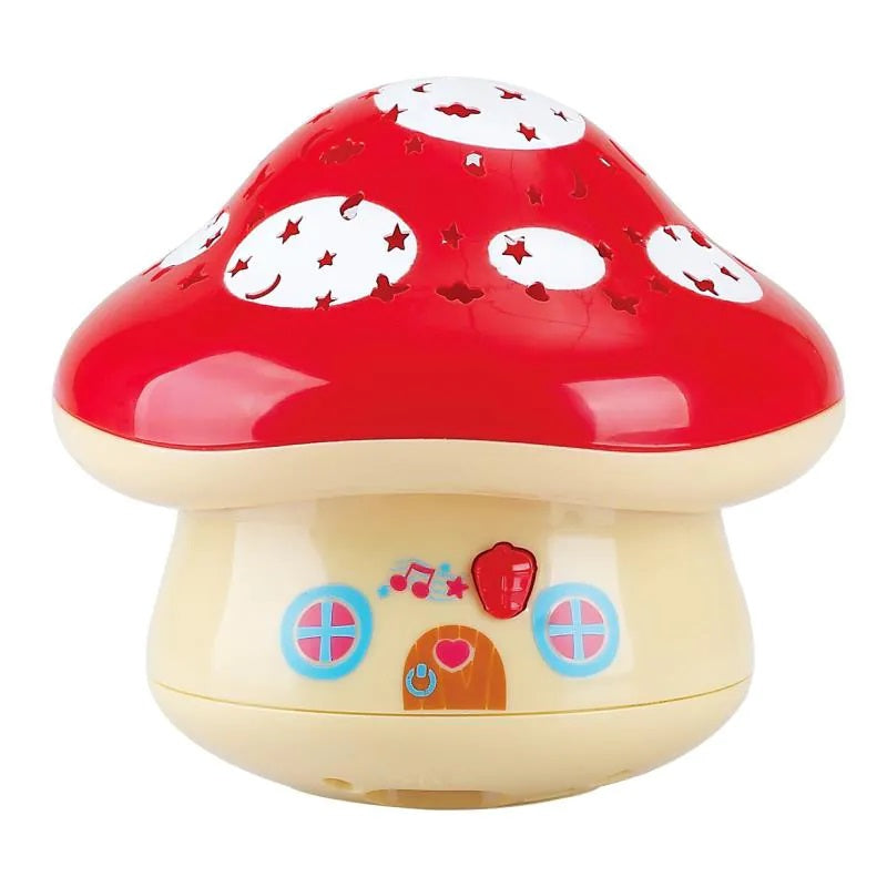 Red Fairy Mushroom Night Light Sound Toy