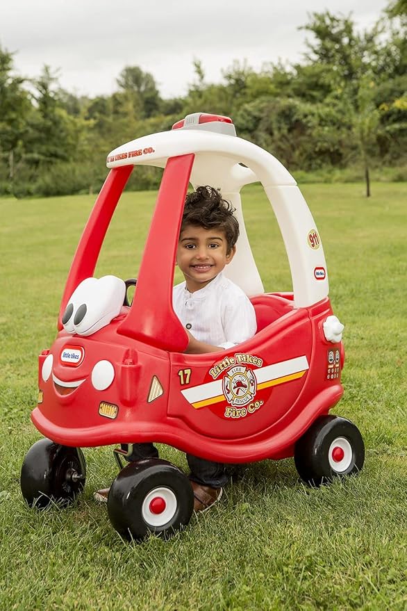 Red fire truck ride on toy