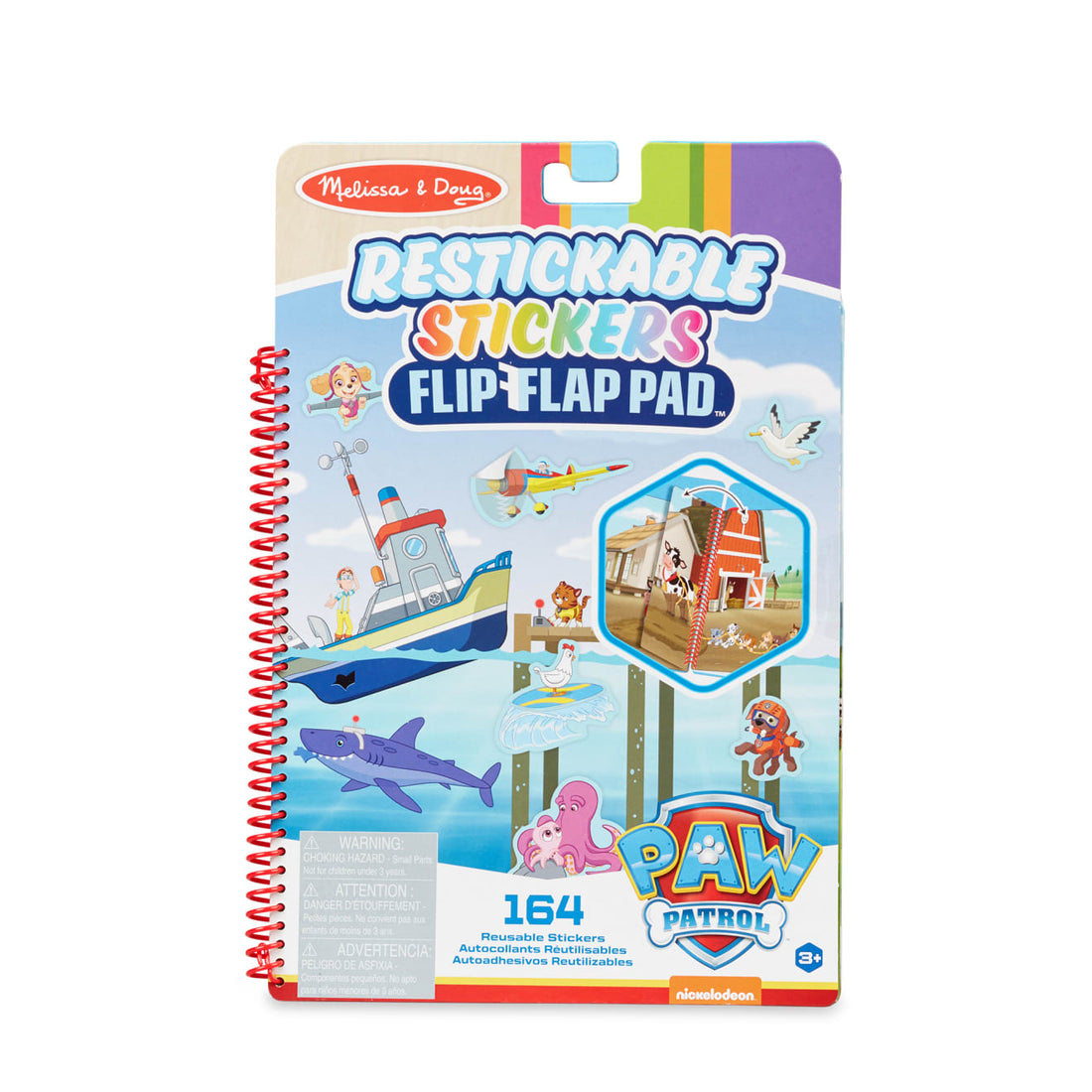 Restickable Stickers Flip Flap Pad