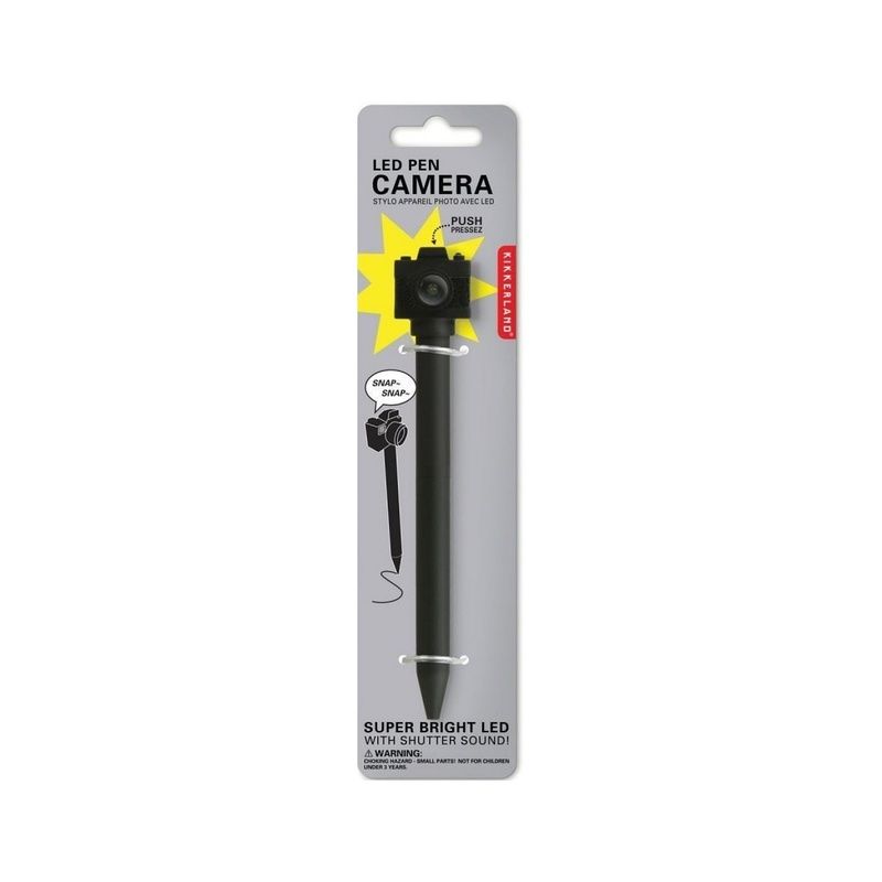 Retro Camera Design LED Light-Up Pen