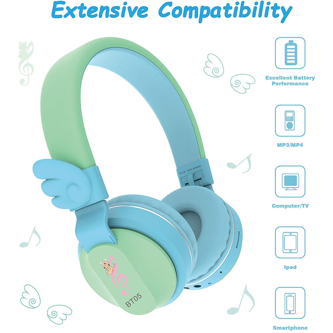 Riwbox Foldable Bluetooth Over Ear