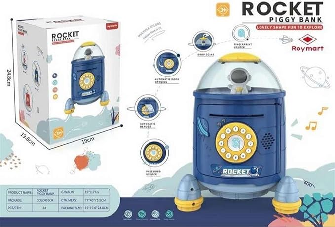 Rocket Shaped Electronic Code Bank