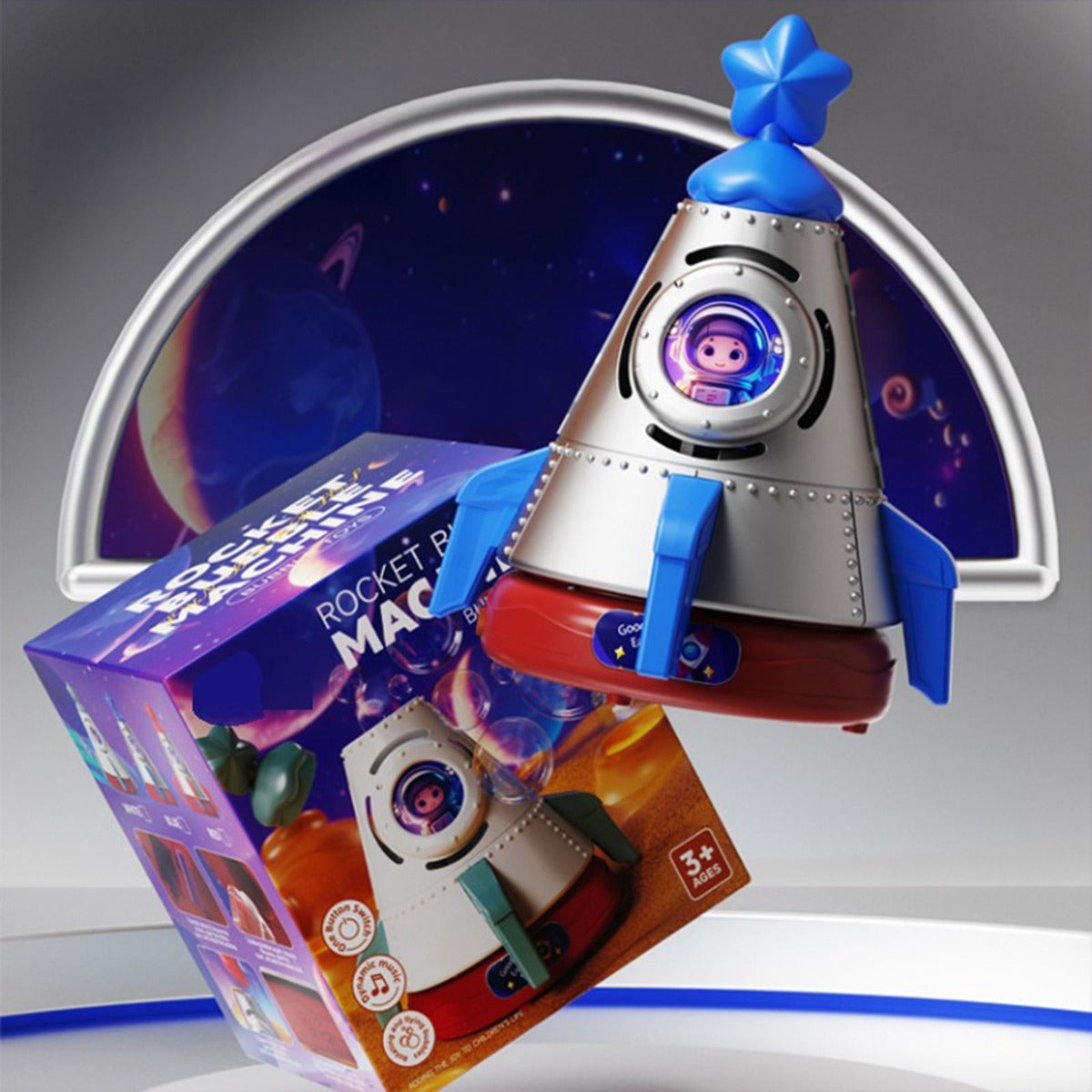 Rocket Ship Bubble Blower