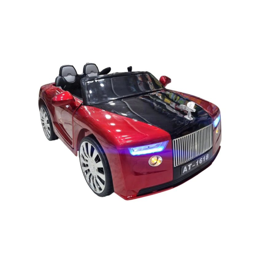 Rolls Royce mini ride on black-red