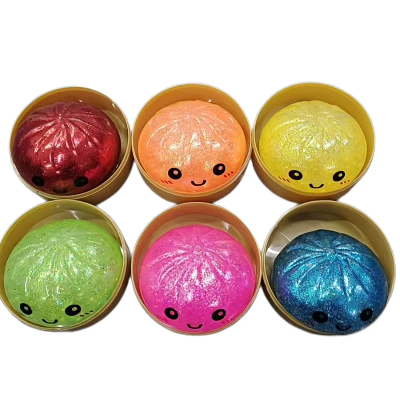 Dumpling Squishy Series 1 Squeezy Bun 6 Color