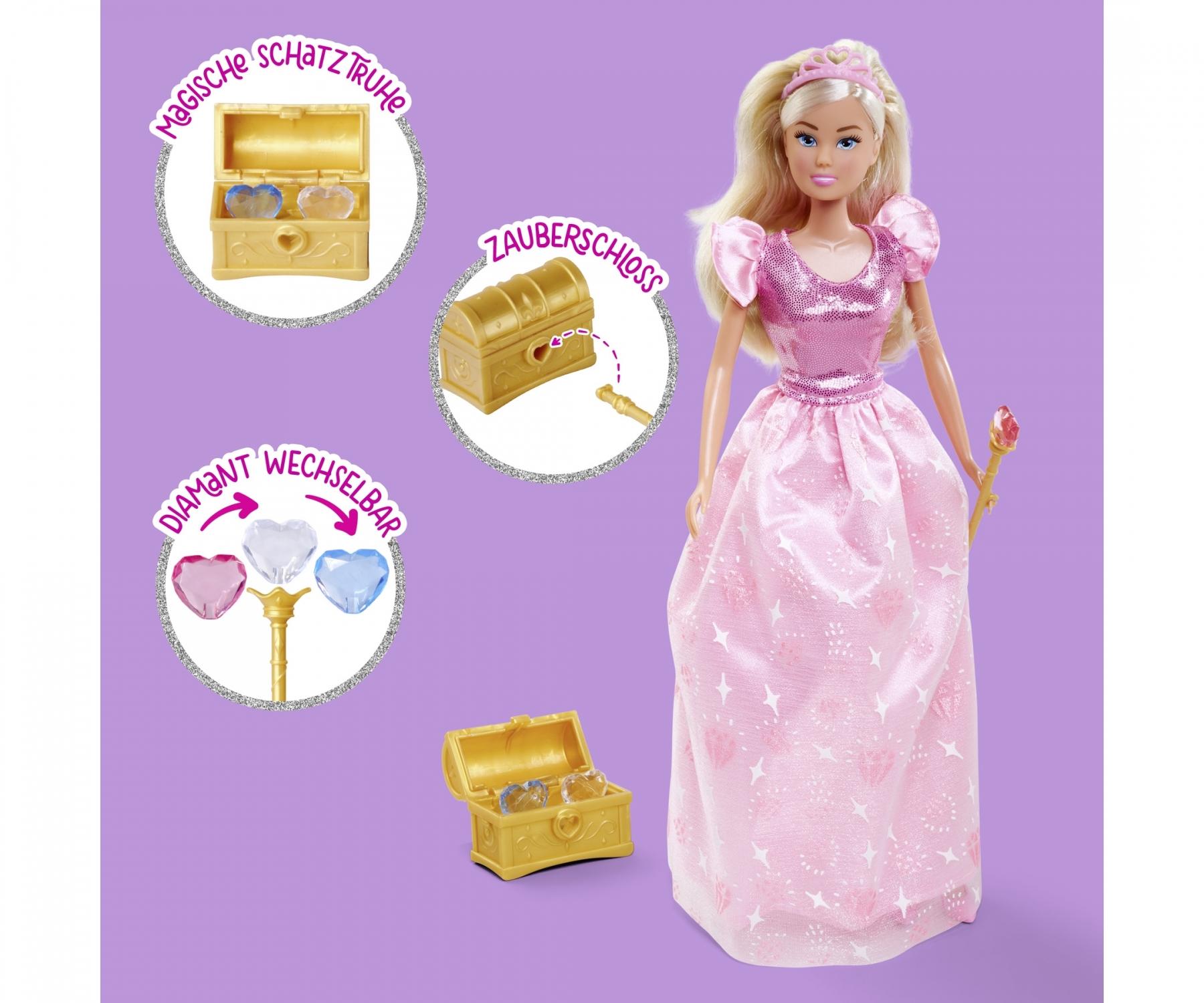 Steffi Love Princess Fashion Doll with Magic Treasure Chest Steffi LOVE Yallatoys