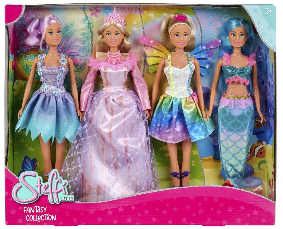 Steffi Love Fantasy Collection Fashion Doll 4pcs Pack Steffi LOVE Yallatoys