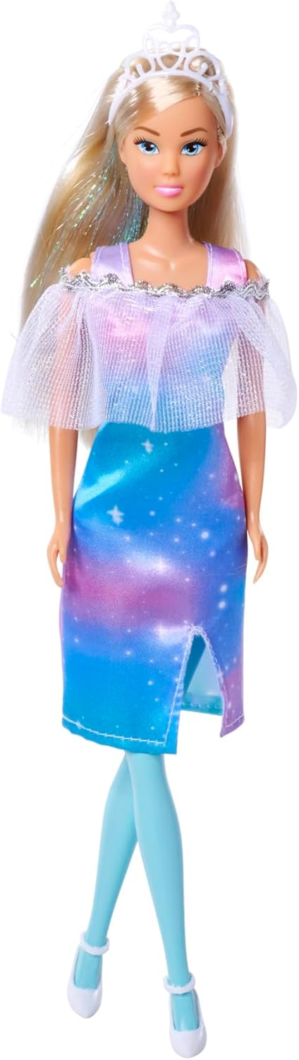Steffi Love Fantasy Princess Fashion Doll with Glitter Cape and Glitter Wicks Assorted Steffi LOVE Yallatoys