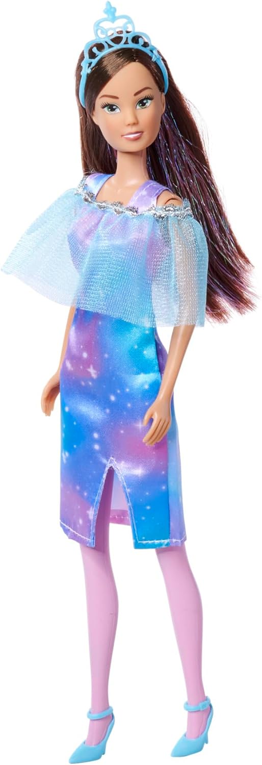Steffi Love Fantasy Princess Fashion Doll with Glitter Cape and Glitter Wicks Assorted Steffi LOVE Yallatoys