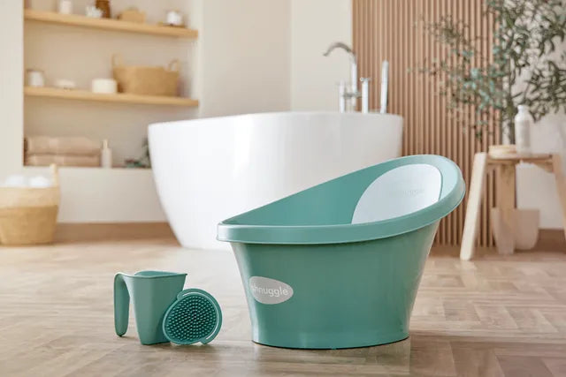 Shnuggle Baby Bath Silicone Brush Eucalyptus Shnuggle Yallatoys