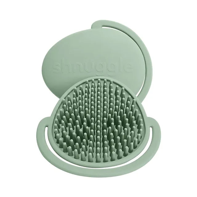 Shnuggle Baby Bath Silicone Brush Eucalyptus Shnuggle Yallatoys