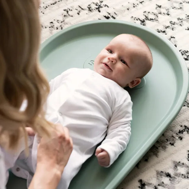 Shnuggle Squishy Baby Changing Mat Eucalyptus Shnuggle Yallatoys