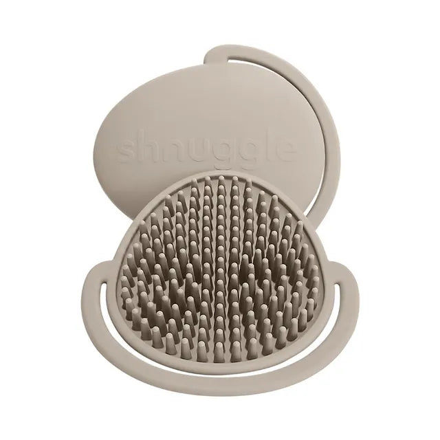 Shnuggle Baby Bath Silicone Brush Taupe Shnuggle Yallatoys