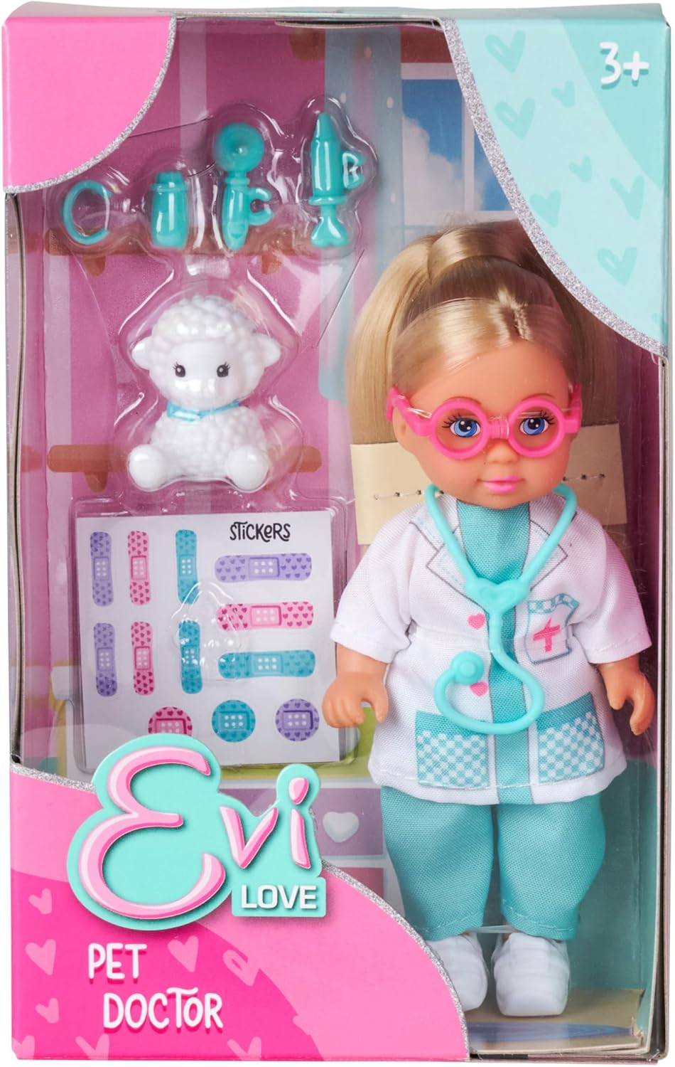 Simba Evi Love Pet Doctor Movable Doll with Veterinarian Accessories Simba Toys Yallatoys