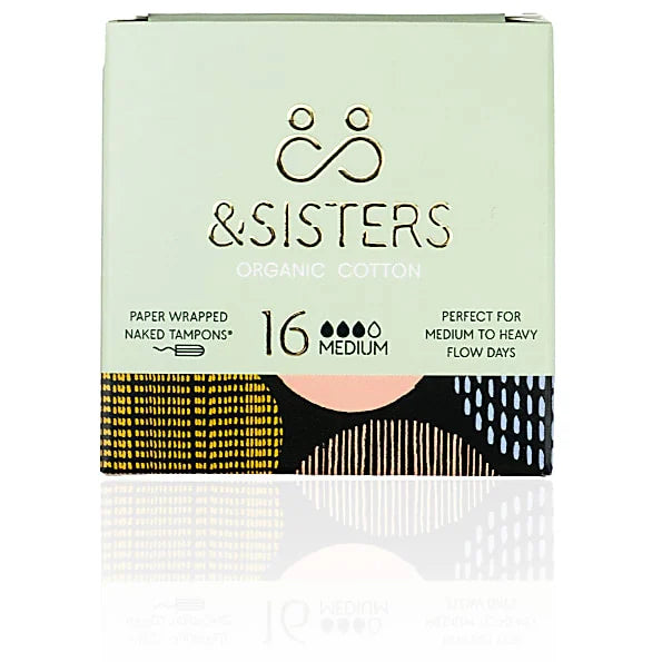 &Sisters Organic Naked Tampons Light & Medium 16pcs &Sisters Yallatoys