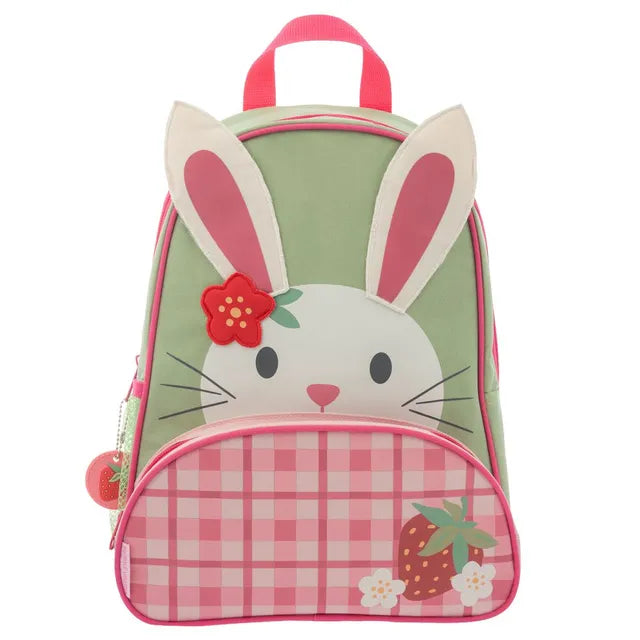 Stephen Joseph Bunny Sidekick Backpack Pink 14 Inch