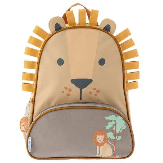 Stephen Joseph Lion Sidekick Backpack Yellow 14 Inch
