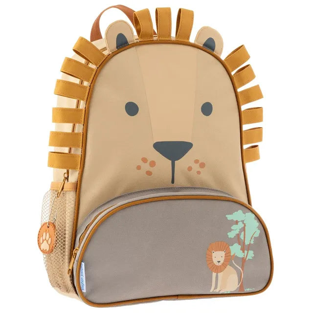 Stephen Joseph Lion Sidekick Backpack Yellow 14 Inch