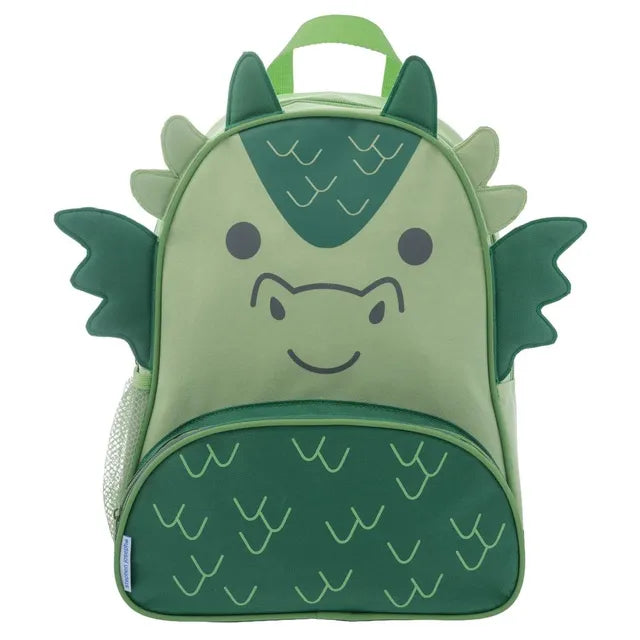 Stephen Joseph Dragon Sidekick Backpack Green 14 Inch
