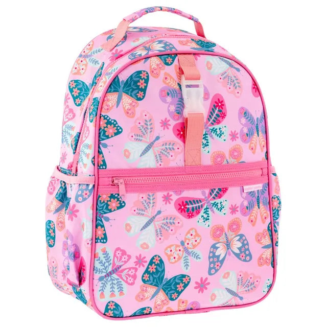 Stephen Joseph Butterfly All Over Printed Backpack Pink 16 Inch