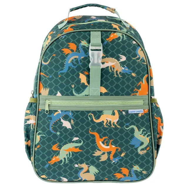 Stephen Joseph Dragon All Over Printed Backpack 16 Inch