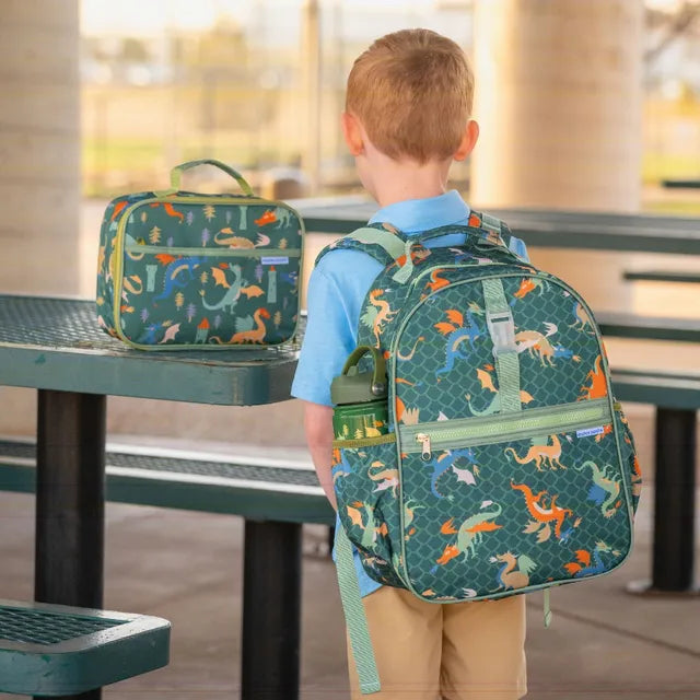 Stephen Joseph Dragon All Over Printed Backpack 16 Inch