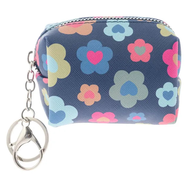 Stephen Joseph Flower Bag Charm Zipper Pouch