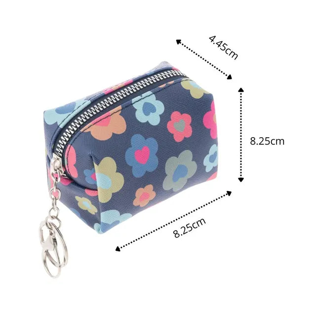 Stephen Joseph Flower Bag Charm Zipper Pouch