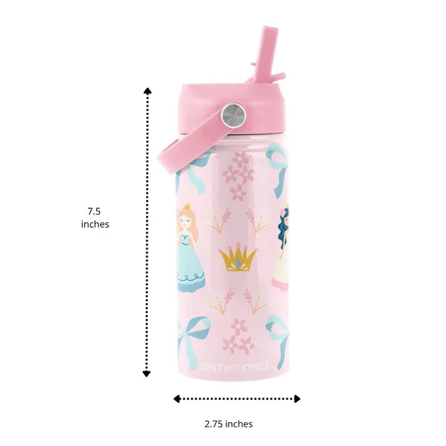 Stephen Joseph Princess Insulated Stainless Steel Water Bottle 420ml