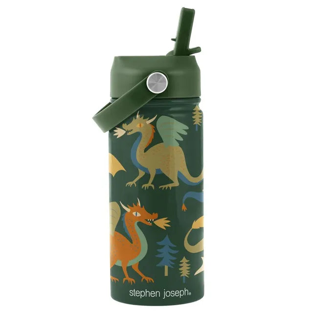 Stephen Joseph Dragon Insulated Stainless Steel Water Bottle 420ml