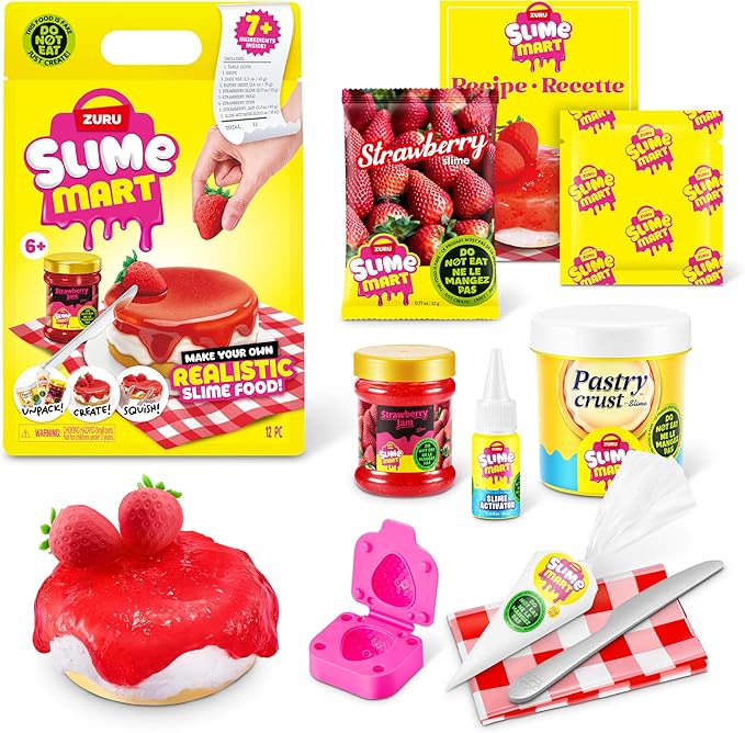 Slime Mart Series 1 Small Shopping Bag Strawberry Cheesecake