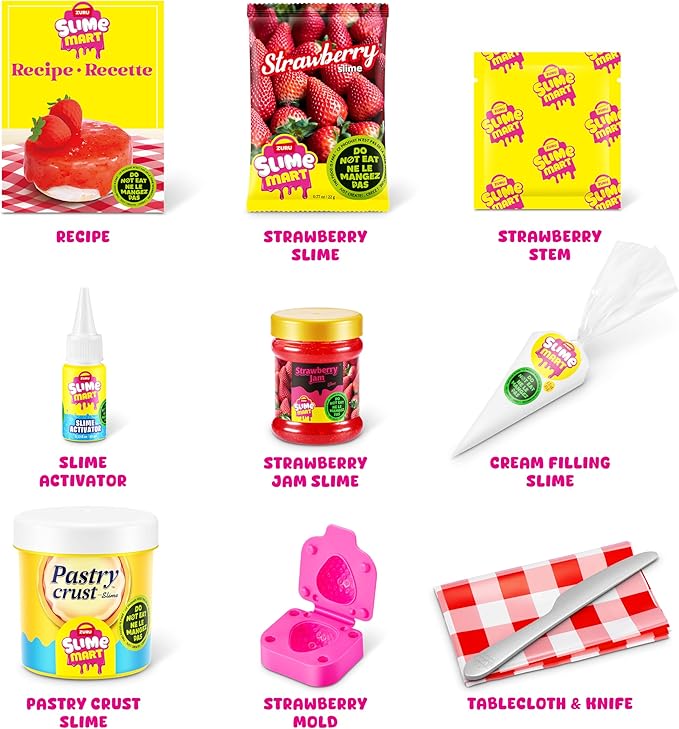 Slime Mart Series 1 Small Shopping Bag Strawberry Cheesecake