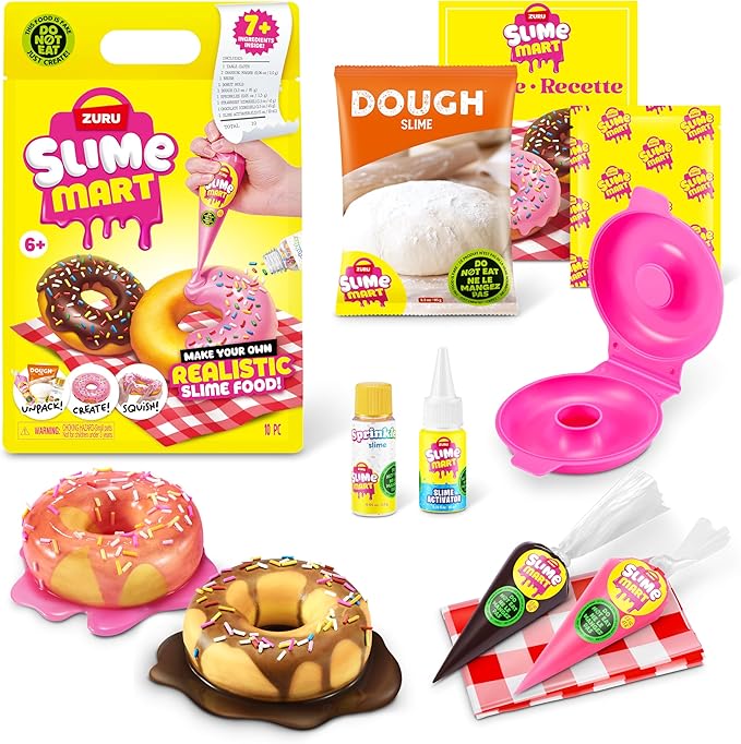 Slime Mart Series 1 Small Shopping Bag Strawberry Donut Kit
