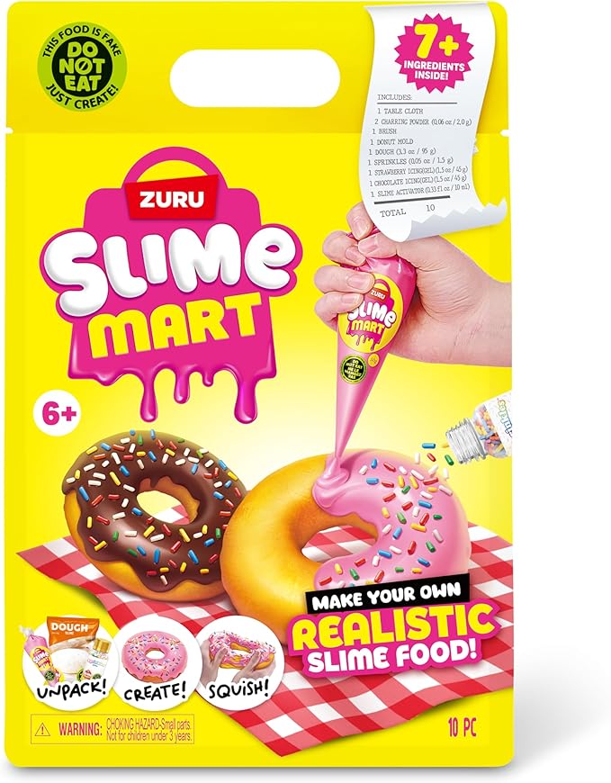 Slime Mart Series 1 Small Shopping Bag Strawberry Donut Kit