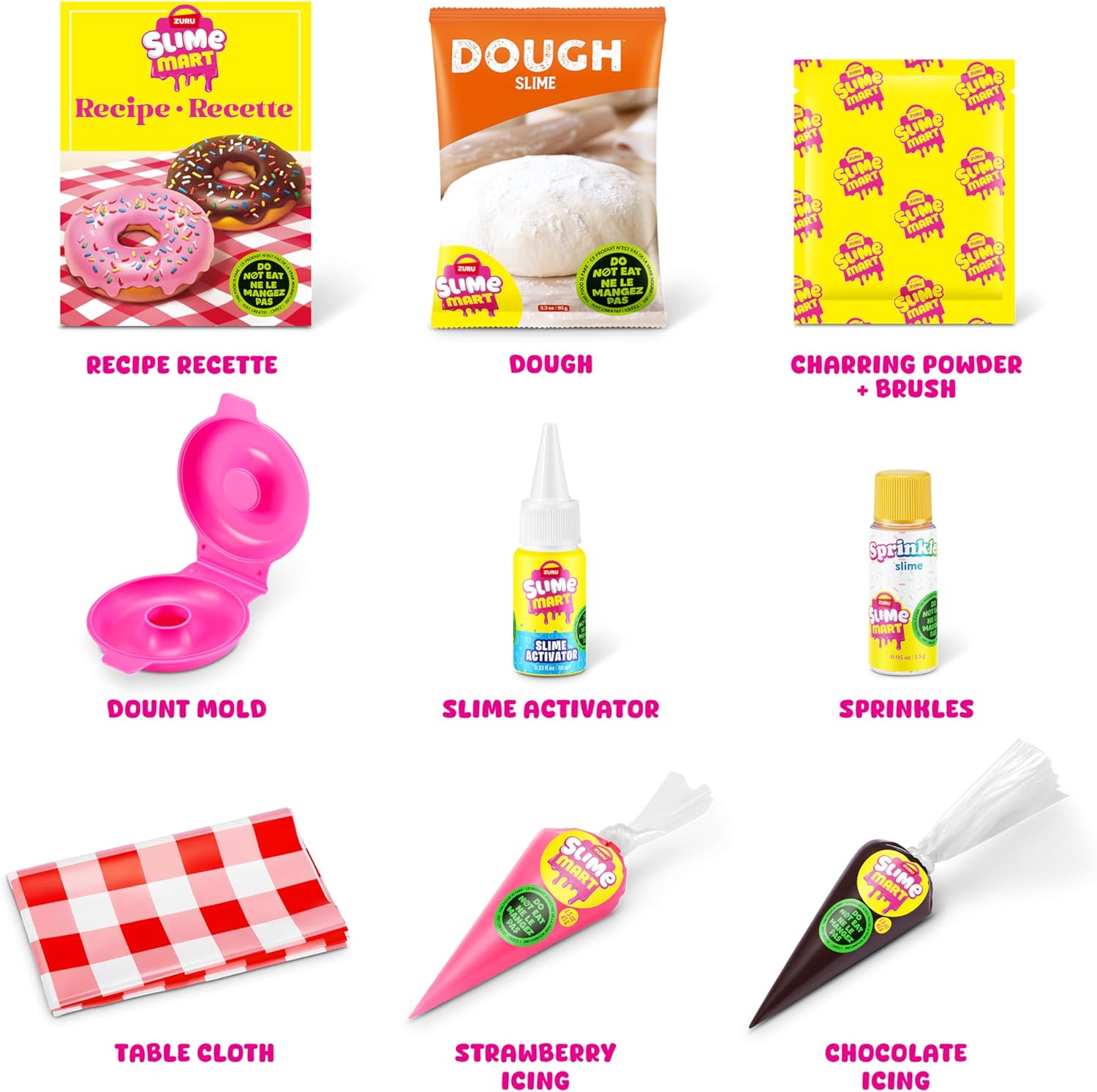 Slime Mart Series 1 Small Shopping Bag Strawberry Donut Kit