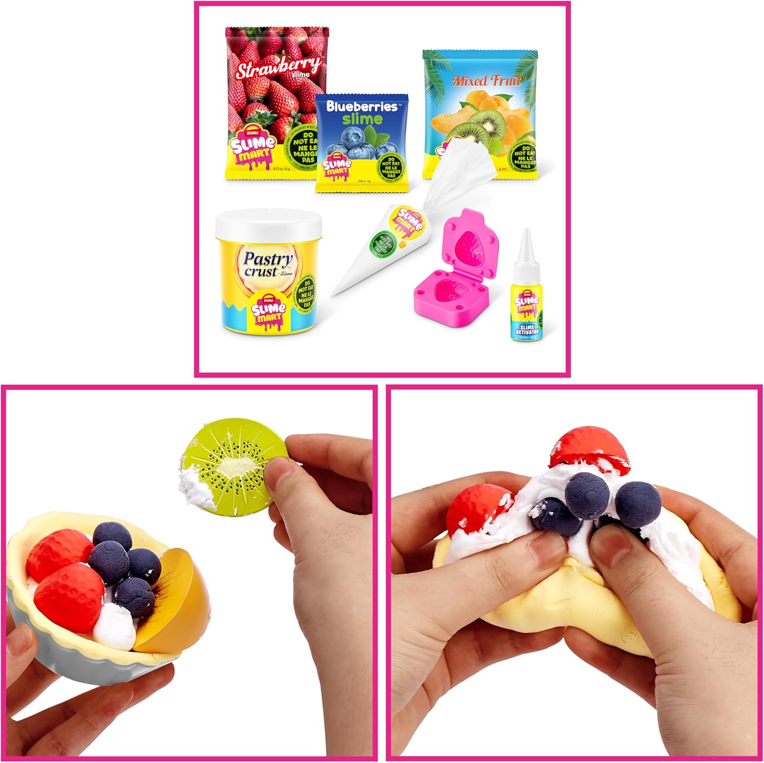 Slime Mart Series 1 Small Shopping Bag Fruit Tart Kit