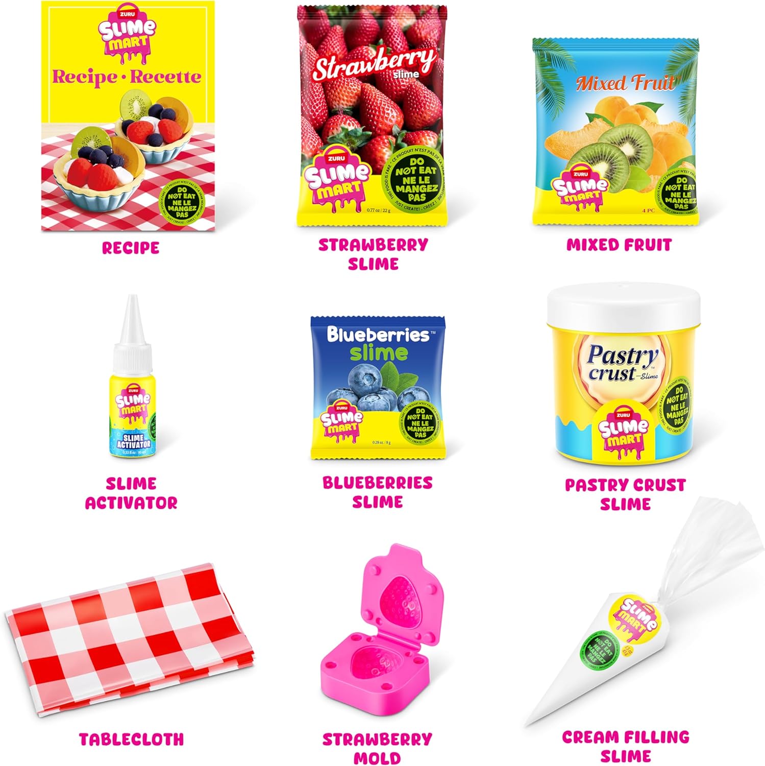 Slime Mart Series 1 Small Shopping Bag Fruit Tart Kit