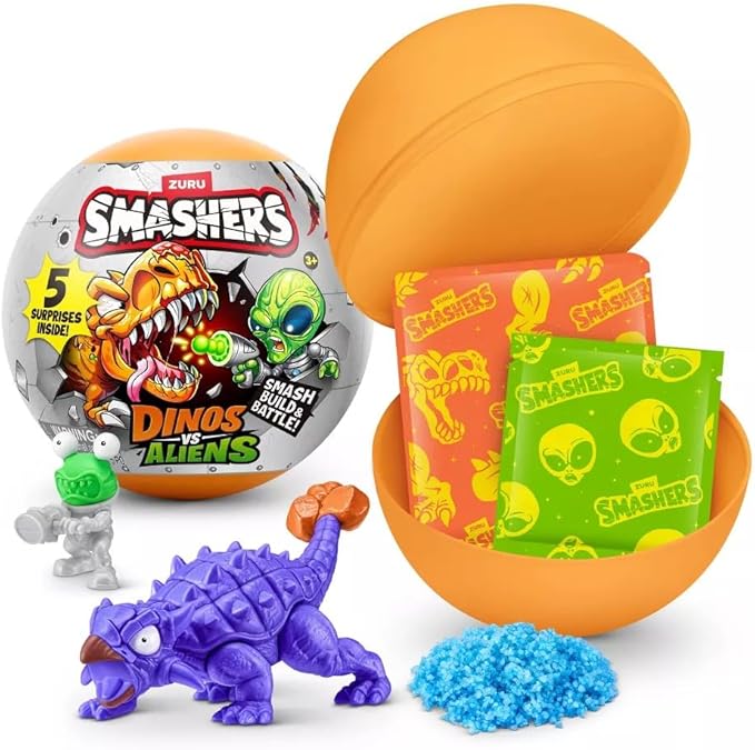 Smashers Dino vs Aliens Planet Figure Playset