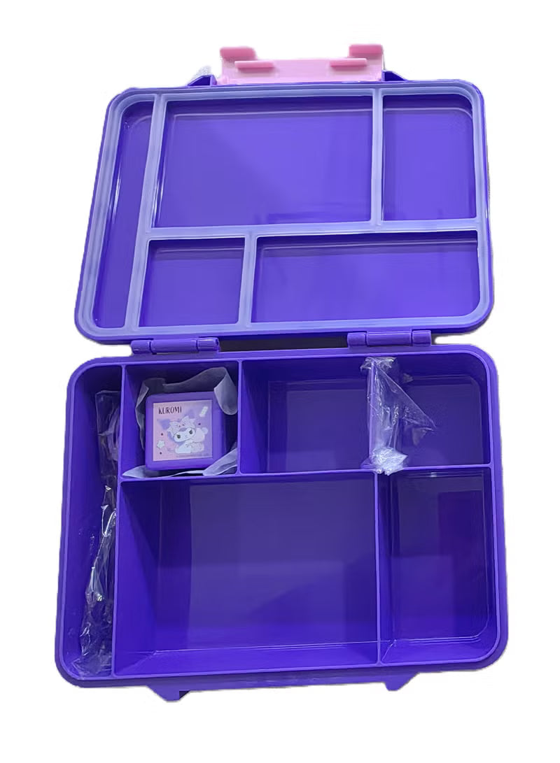 Sanrio Kuromi Bento Lunch Box with Cutlery