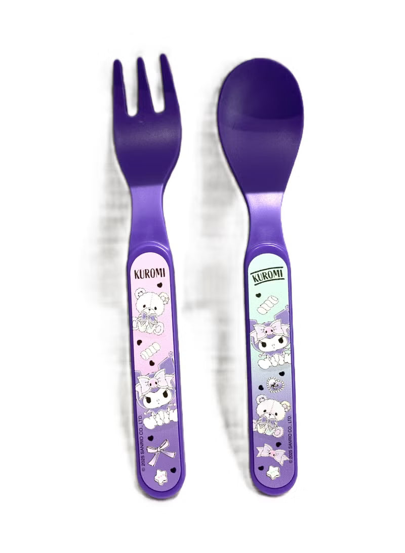 Sanrio Kuromi Bento Lunch Box with Cutlery
