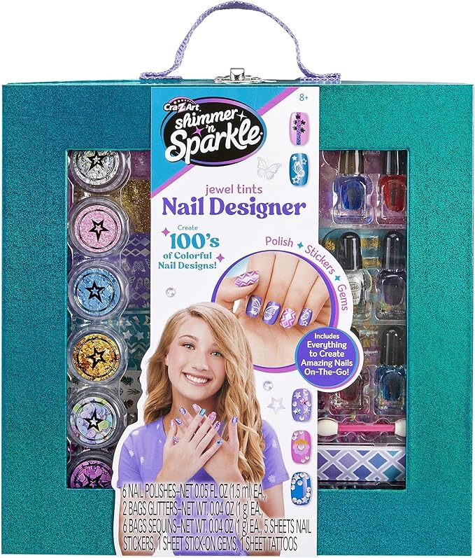 Shimmer N Sparkle Jewel Nail Tint Designer Kit Shimmer 'N Sparkle Yallatoys