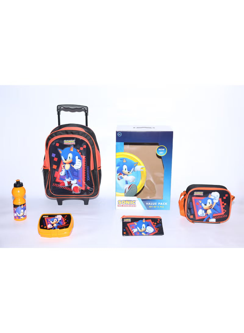 Sonic 5 In 1 Value Pack Trolley Bag 16 Inch